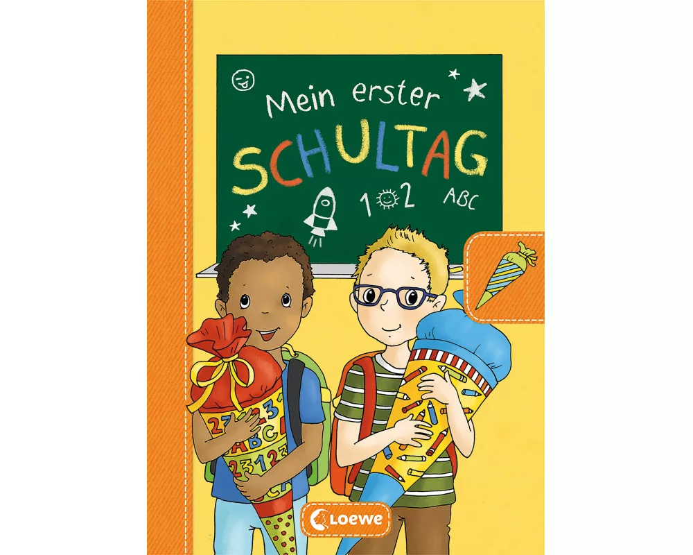 Mein erster Schultag - Jungs (Gelb)