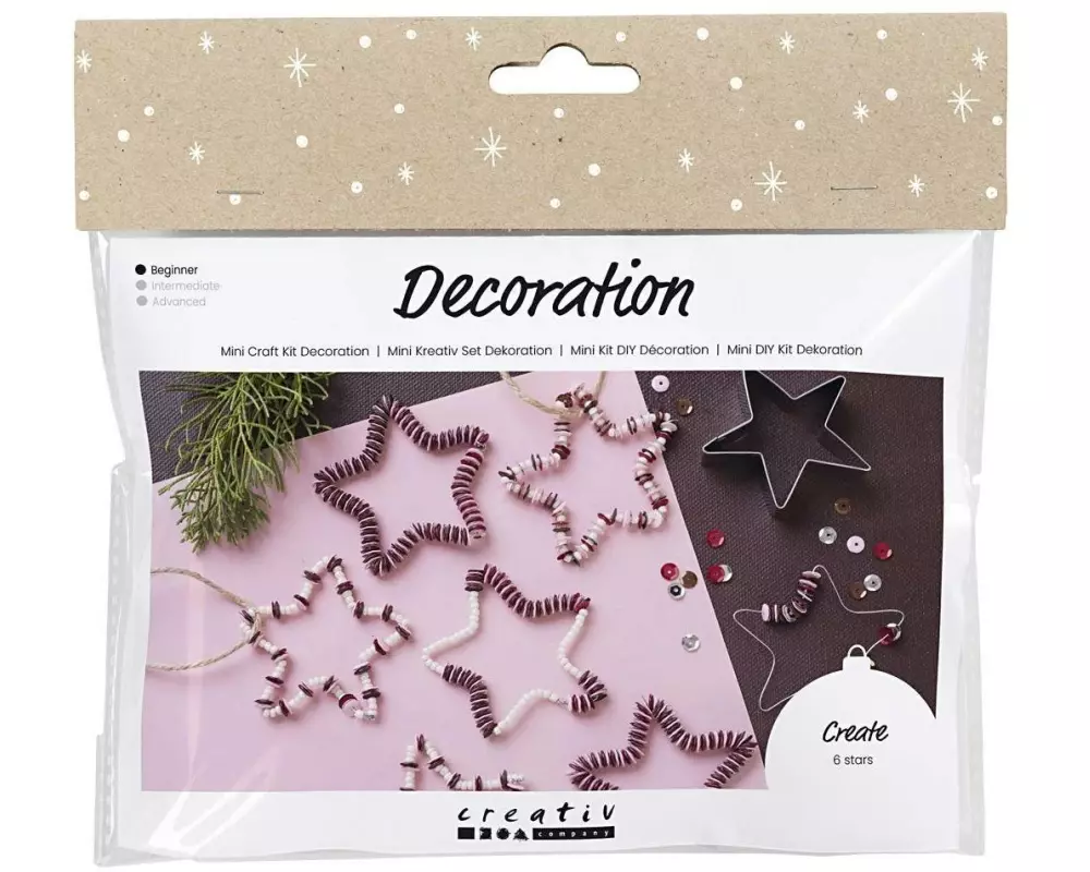 Creativ Company Bastelset Dekoration Sterne Stern