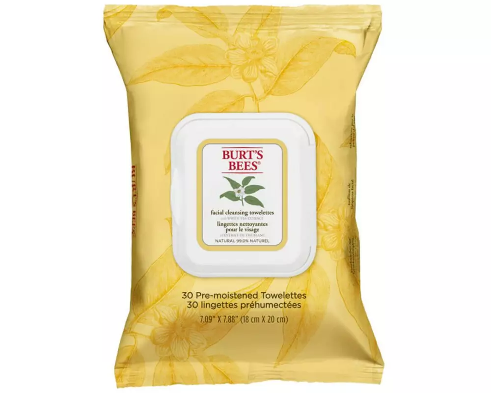 burt's bees Facial Cleansing Towelettes White Tea 30 Stück