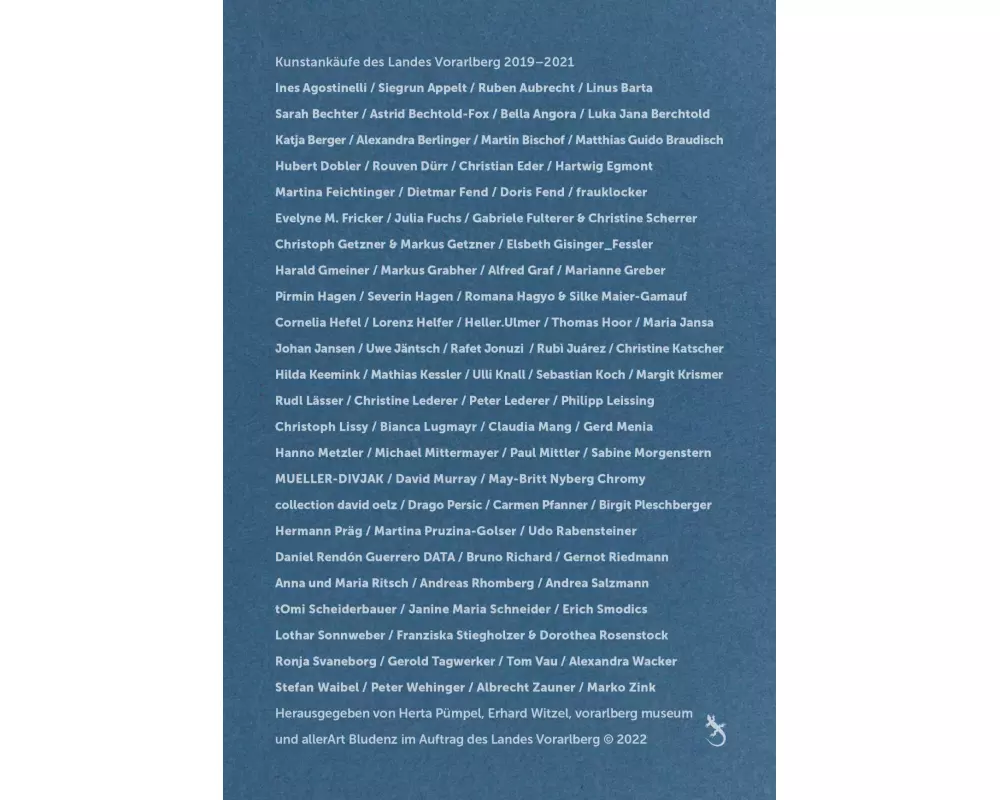 Kunstankäufe des Landes Vorarlberg 2019-2021