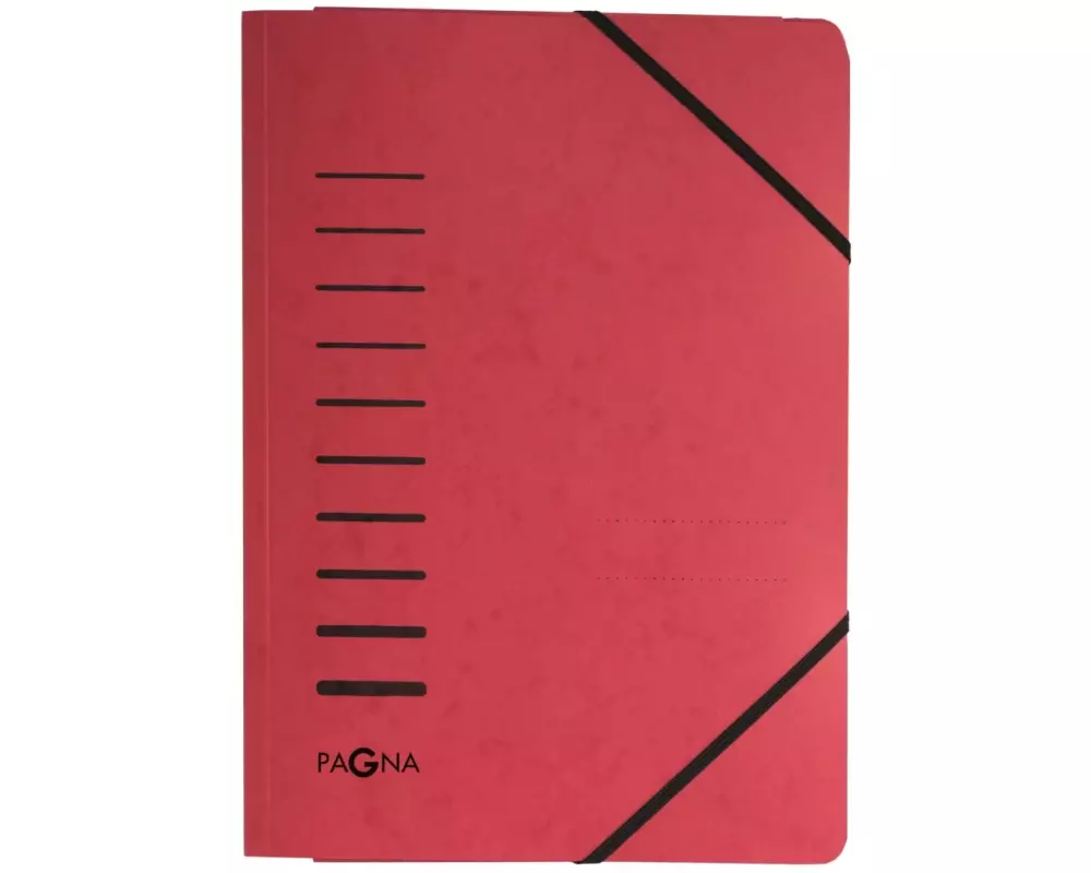 Pagna Gummibandmappe A4 Rot