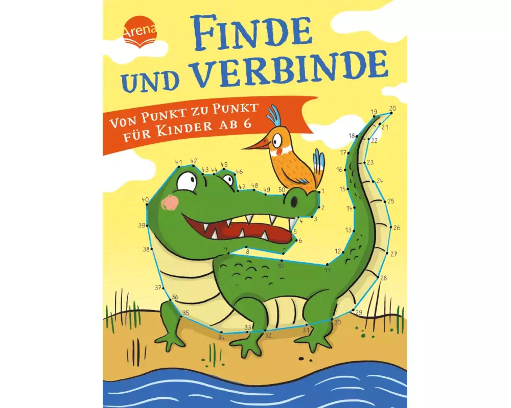 Finde und verbinde. Von Punkt zu Punkt für Kinder ab 6