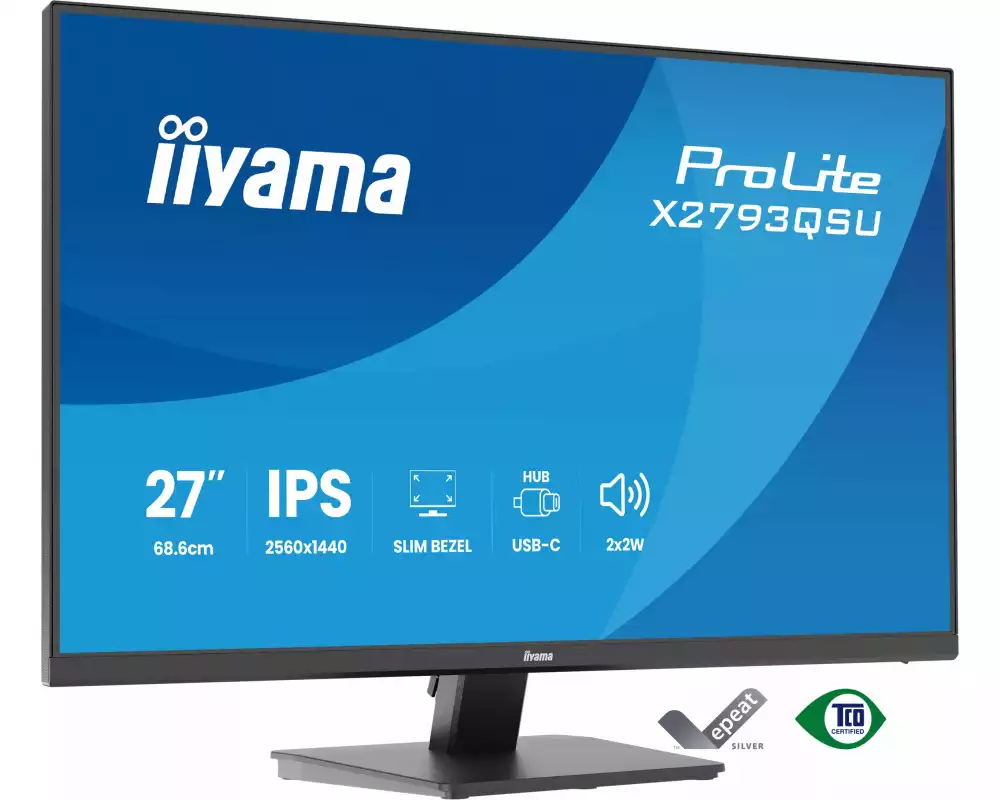 iiyama ProLite X2793QSU-B1 Computerbildschirm 68,6 cm (27") 2560 x 1440 Pixel Quad HD LED Schwarz