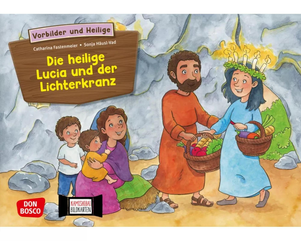 Die heilige Lucia und der Lichterkranz. Kamishibai Bildkartenset