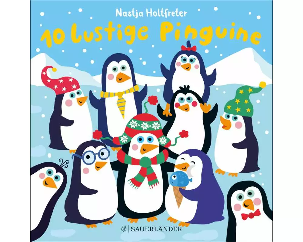 10 lustige Pinguine