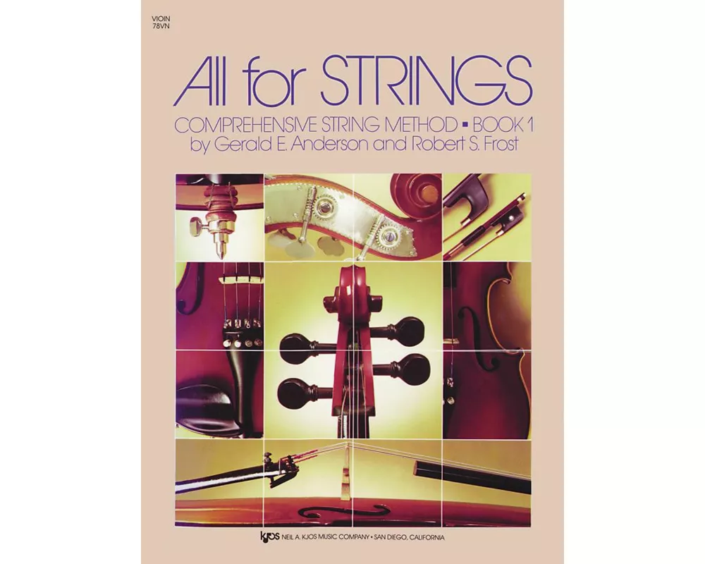 All for Strings Book 1 Violin