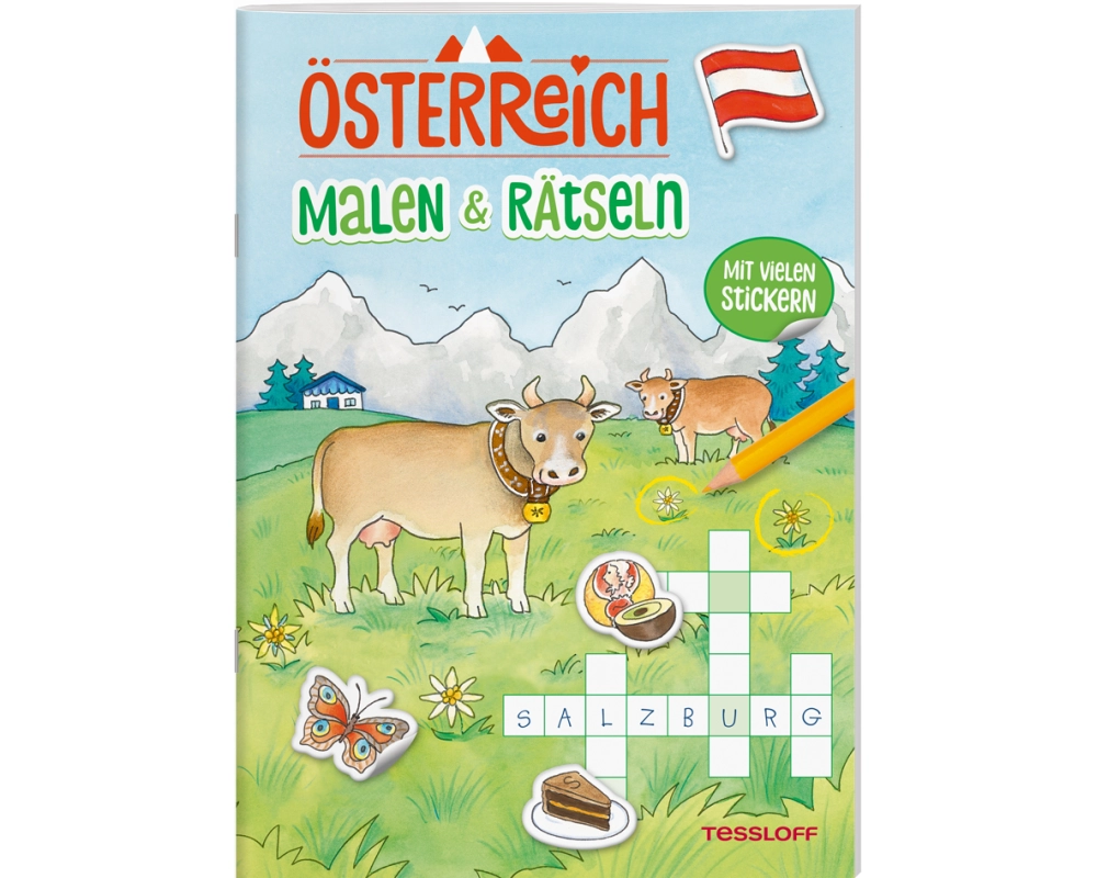 ÖSTERREICH. Malen & Rätseln
