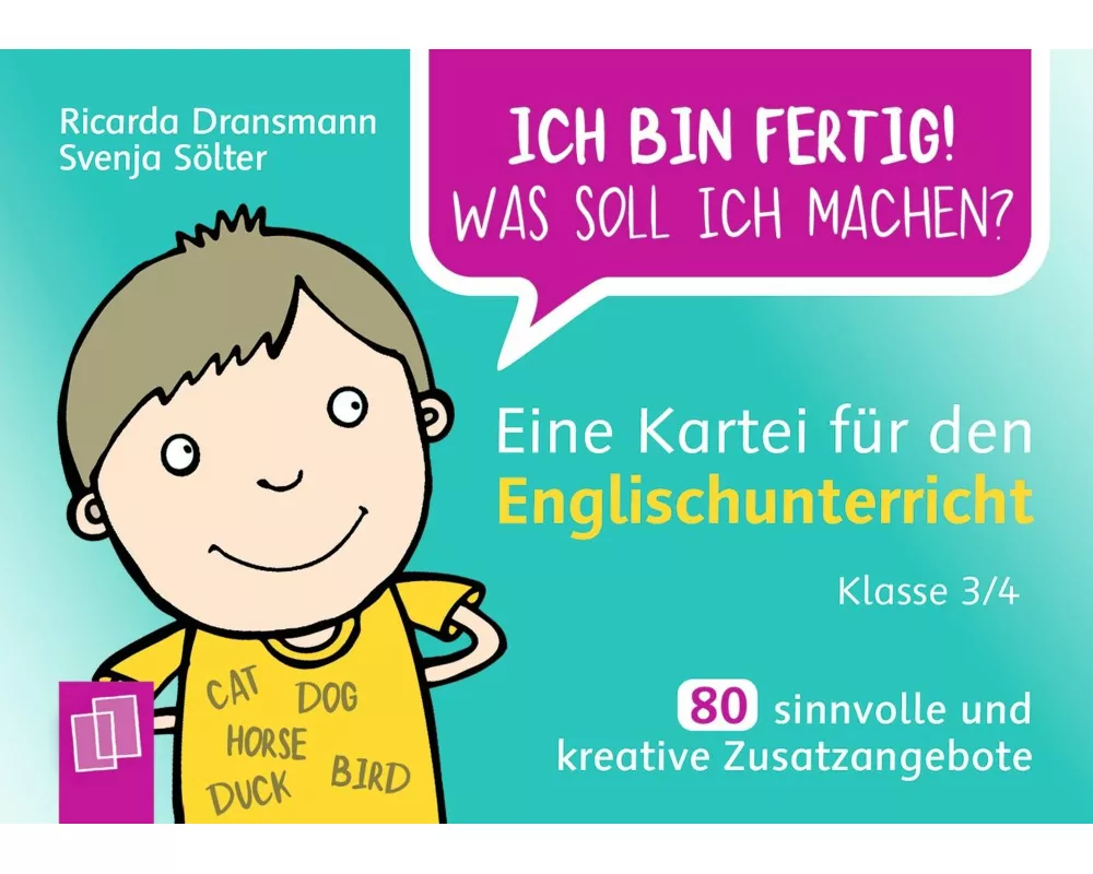 Eine Kartei für den Englischunterricht – Klasse 3/4