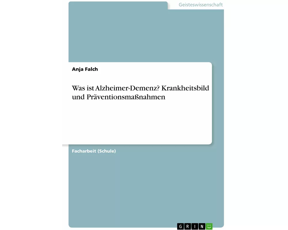 Was ist Alzheimer-Demenz? Krankheitsbild und Präventionsmaßnahmen