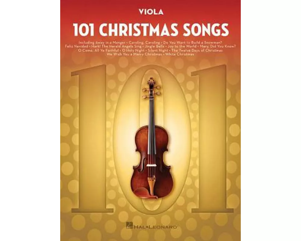 101 Christmas Songs Viola Sheet Music Songbook Holiday Carols for Beginners Intermediate Players Includes Silent Night Jingle Bells White Christmas Jo