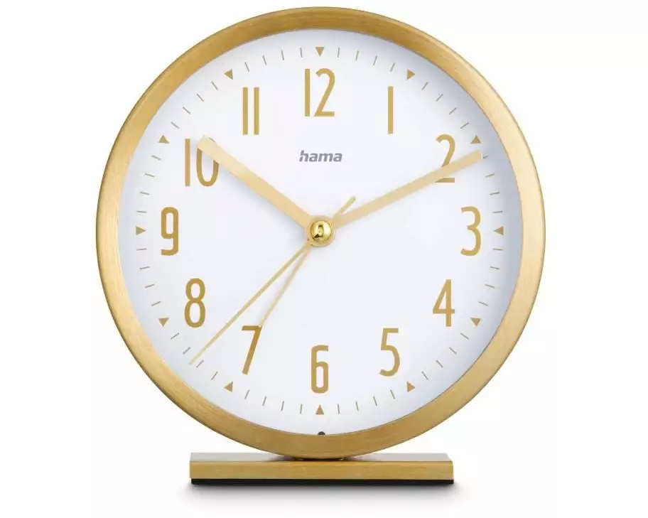 Hama Klassischer Wecker Skye Gold