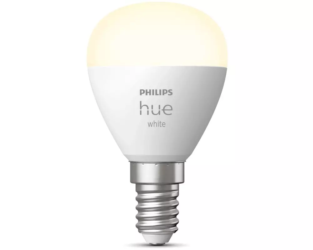 Philips Hue Leuchtmittel White E14 Luster Einzelpack 470 lm