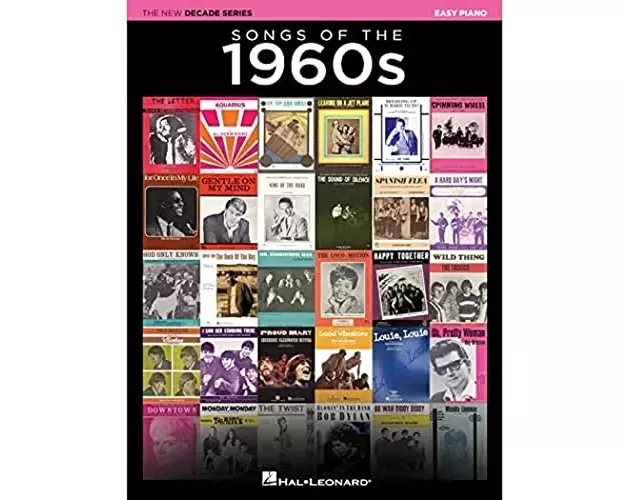 Songs of the 1960s - Decade Series Easy Piano Songbook with Lyrics