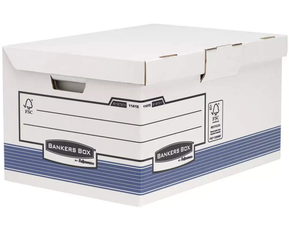 Fellowes Aufbewahrungsbox Bankersbox 31 x 39 x 56 cm 10 Stück