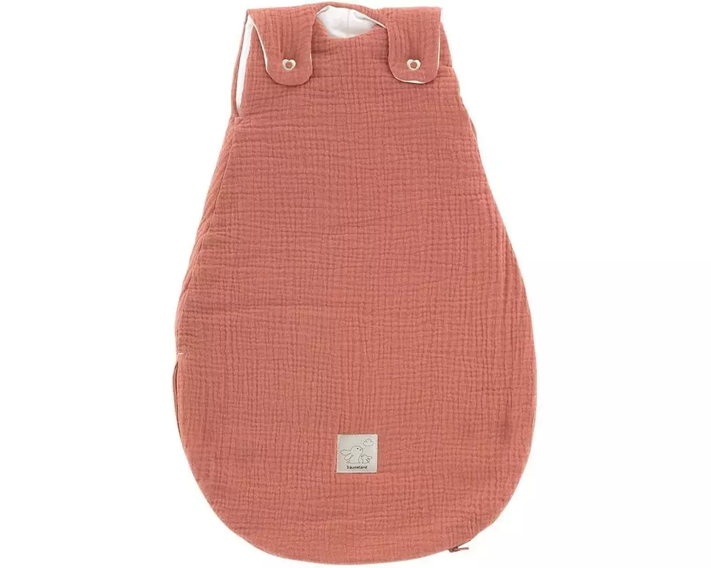 Träumeland Baby-Ganzjahresschlafsack aprikose 56/62
