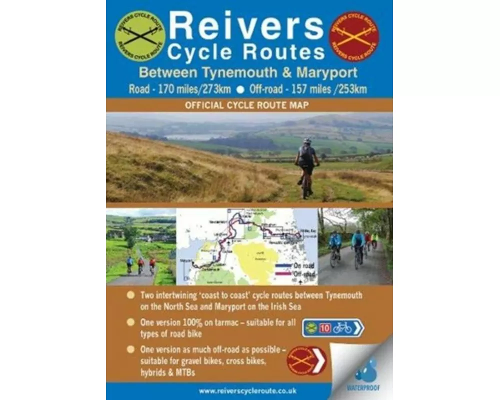 Reivers Cycle Routes - On and Off-road (waterproof)