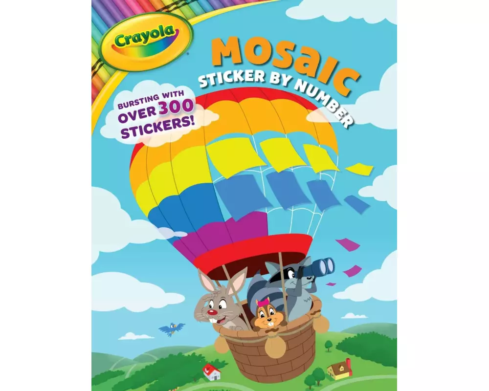 Crayola: Mosaic Sticker by Number (a Crayola Sticker Activity Book for Kids)