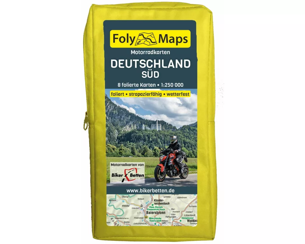 FolyMaps Motorradkarten Deutschland Sd