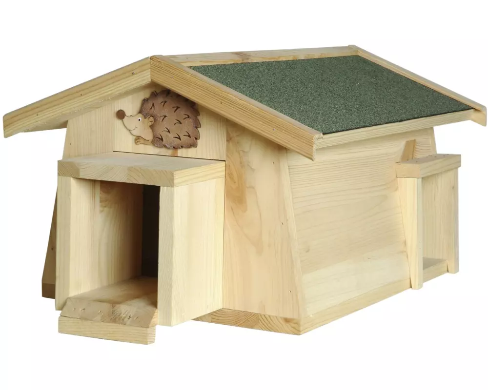 Eric Schweizer Futterstelle für Igel, mit Bitumendach