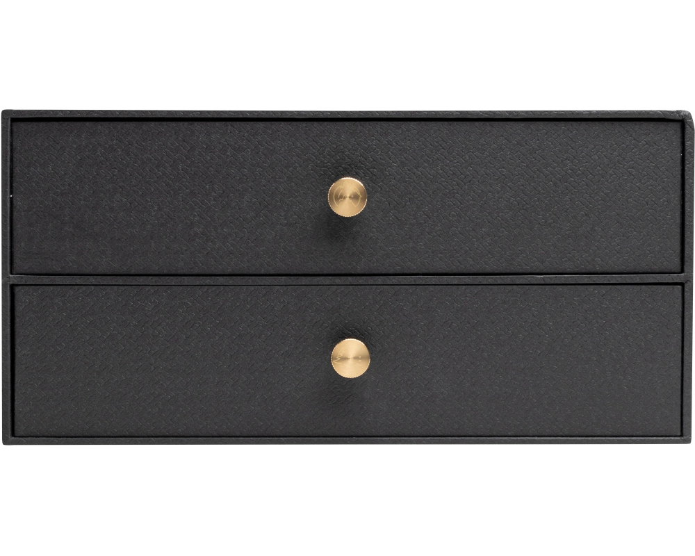 EXACOMPTA Schubladenbox OfficeByMe A4+ 30601E 2 Schubladen, schwarz