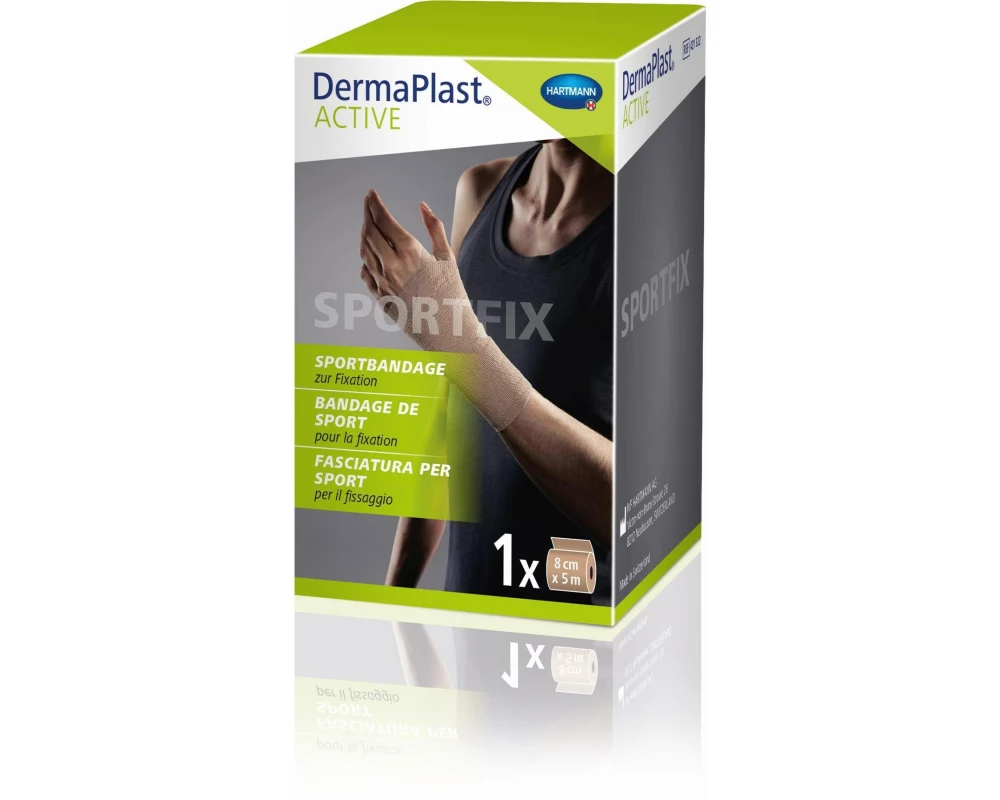 DermaPlast Active Sportbandage beige 8 cm x 5 m