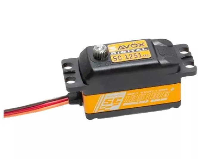 Savöx Low Profile Servo SC-1251MG+ 9 kg, 0.09 s, Digital