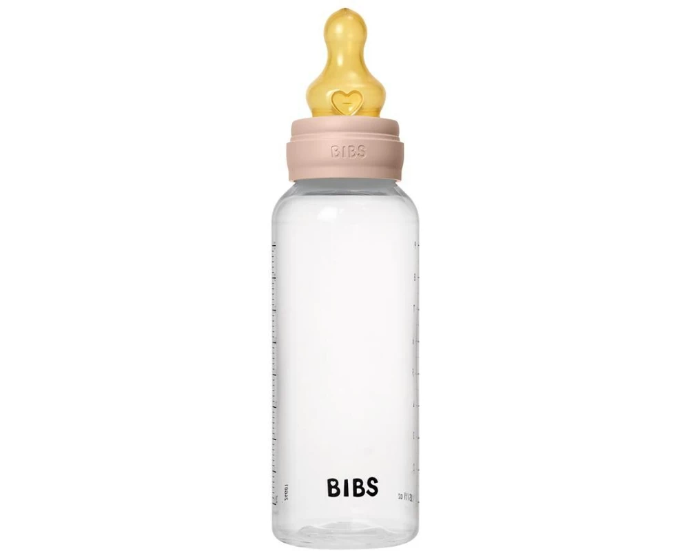 Bibs Baby Bottle Anti Colic Latex Medium Flow Blush 270 ml