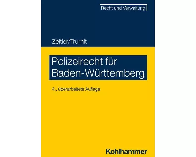 Polizeirecht für Baden-Württemberg