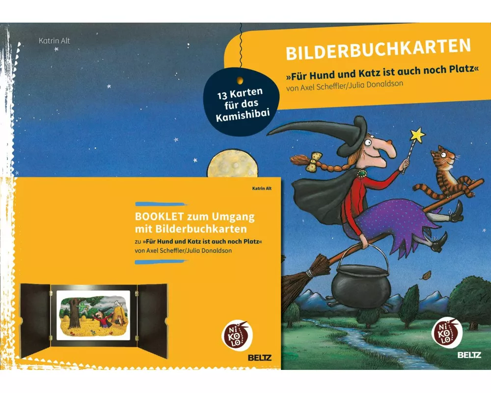 Bilderbuchkarten »Für Hund und Katz ist auch noch Platz« von Axel Scheffler und Julia Donaldson