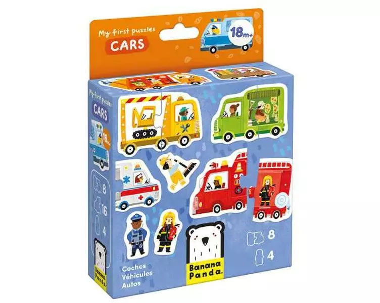 Banana Panda Puzzle My First Cars Pappe