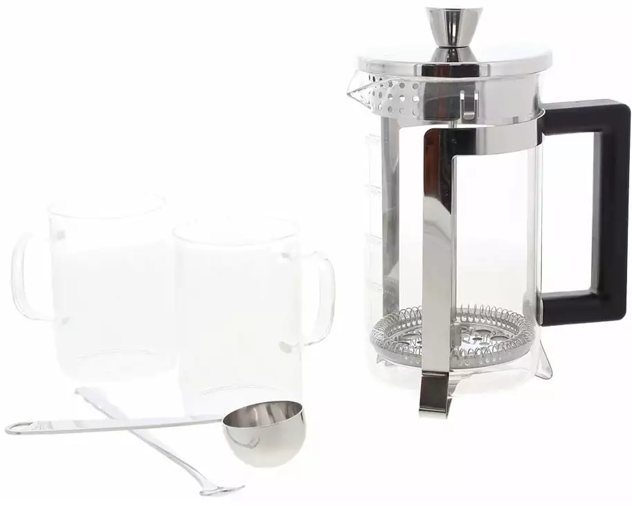 Cristel Espressokocher Arabica-Set Pour 5 Tassen, Transparent