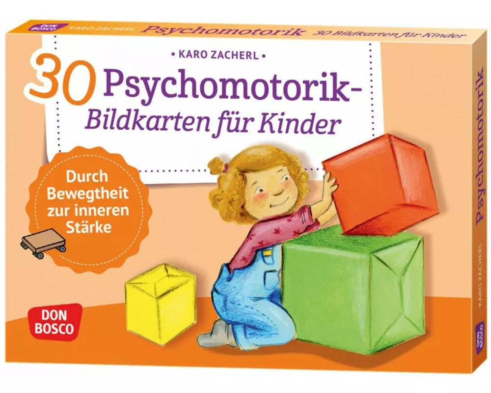 30 Psychomotorik-Bildkarten für Kinder