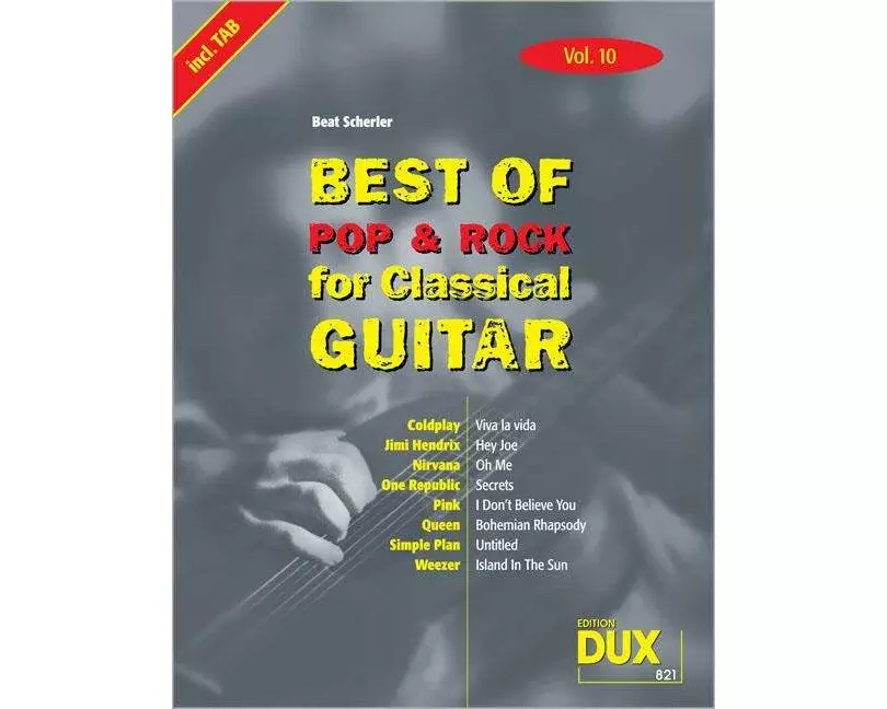 Best of Pop und Rock for Classical Guitar 10