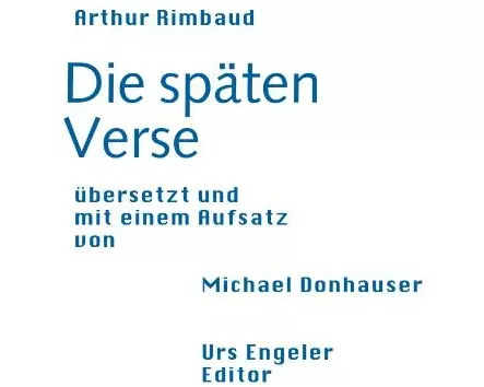Die späten Verse
