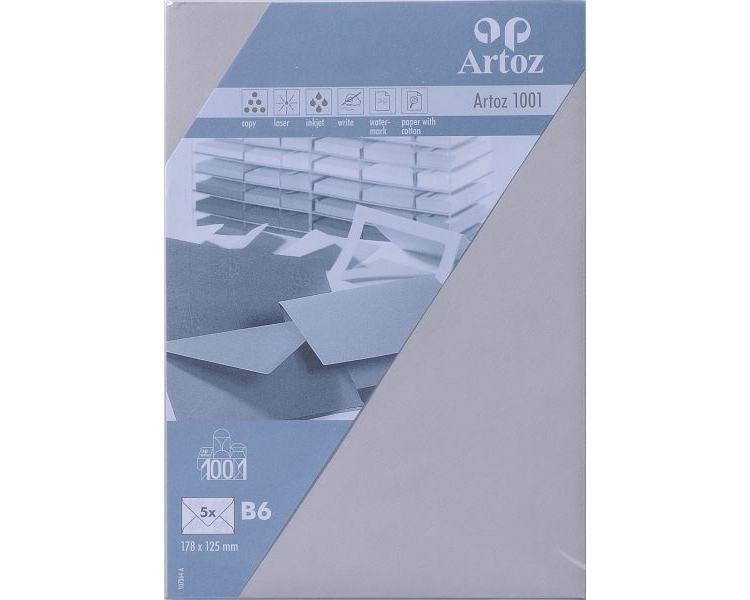 ARTOZ Couverts 1001 B6 107364182 100g, hellgrau 5 Stück
