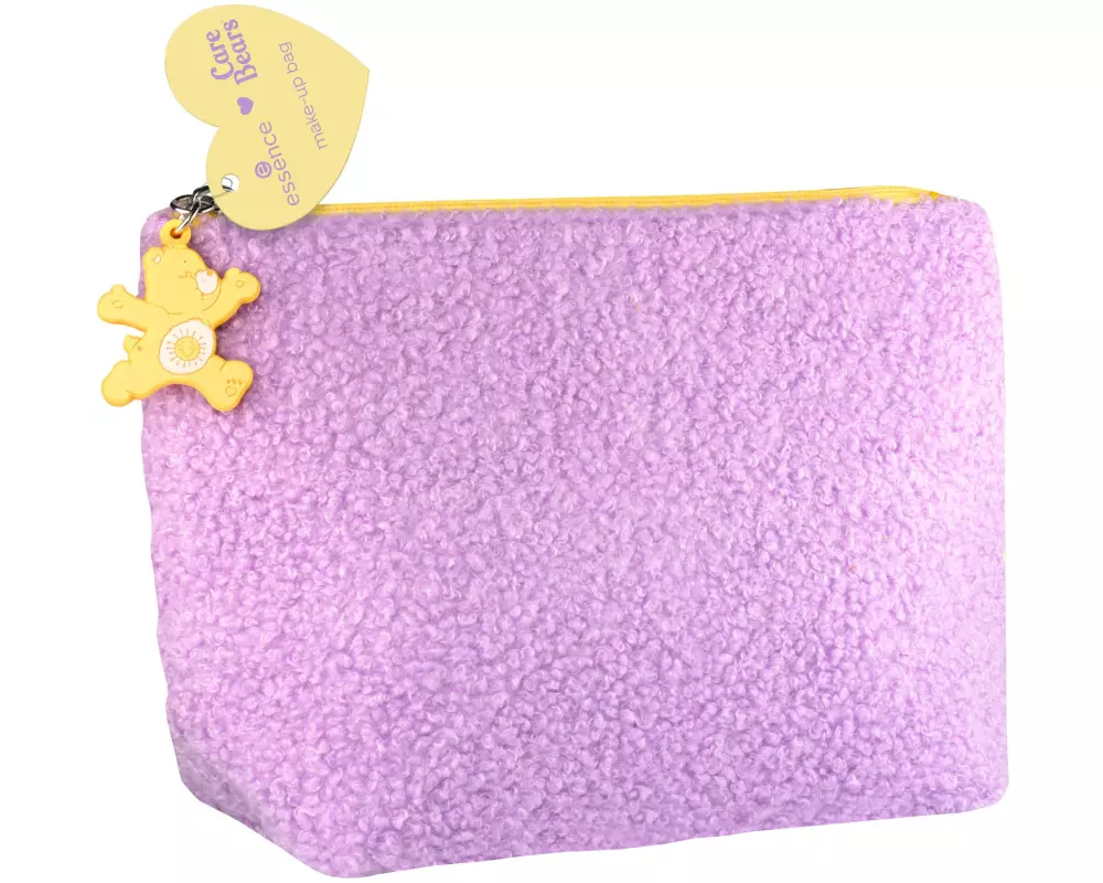 essence Care Bears make-up bag 01 Teddy-Material Pastelllila