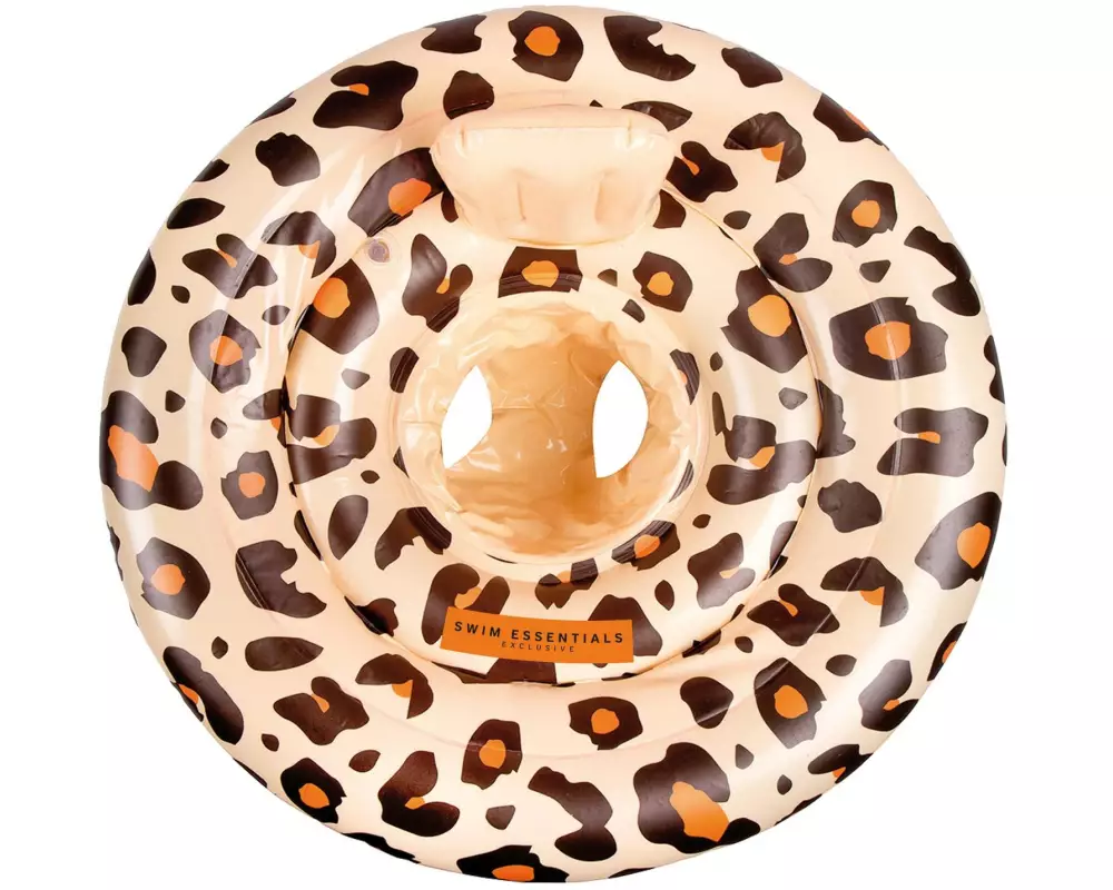 Swim Essentials Schwimmsitz 0-1 Jahre Leopard Beige