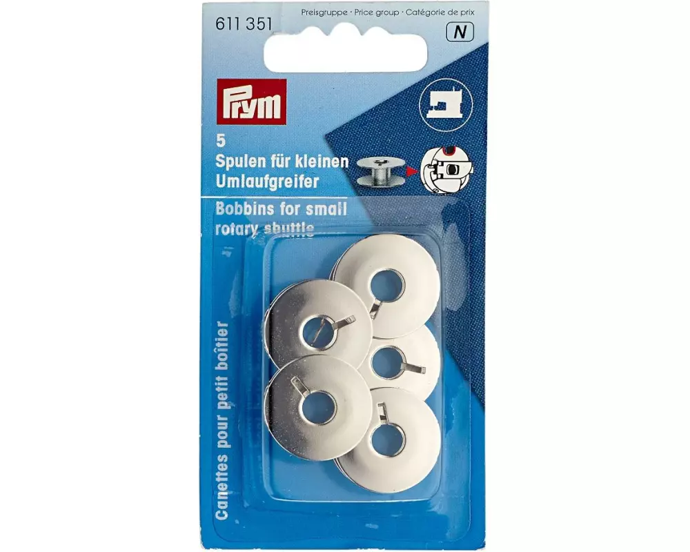 Prym Nähspule Ø 2.12 cm Umlaufgreifer, 5 Stück