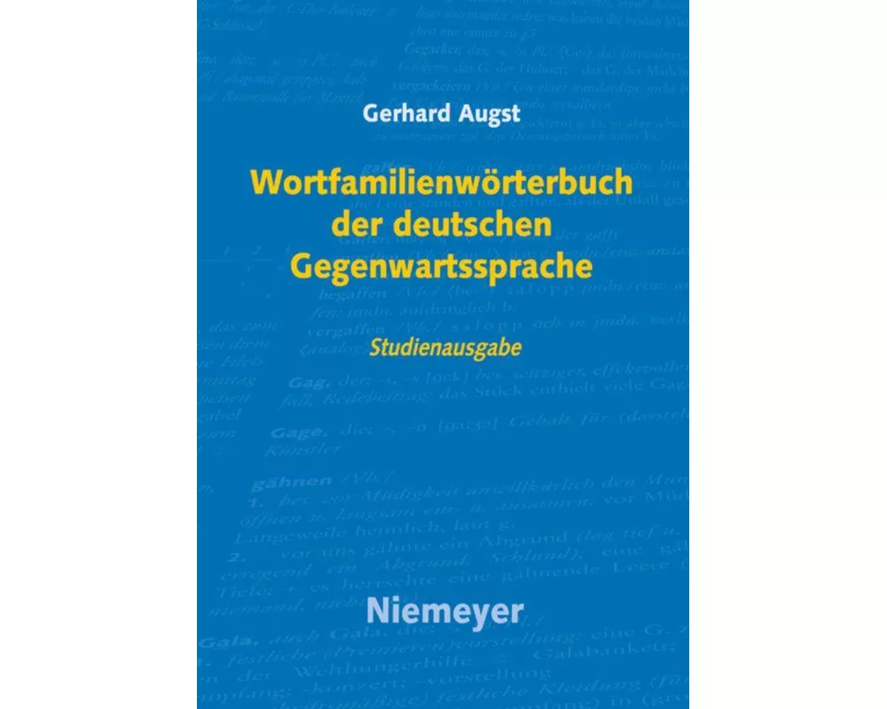 Wortfamilienwörterbuch der deutschen Gegenwartssprache