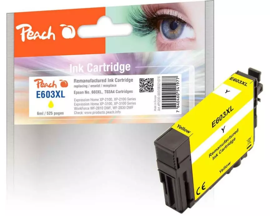Peach Tinte Epson No 603XL (T03A4) Yellow