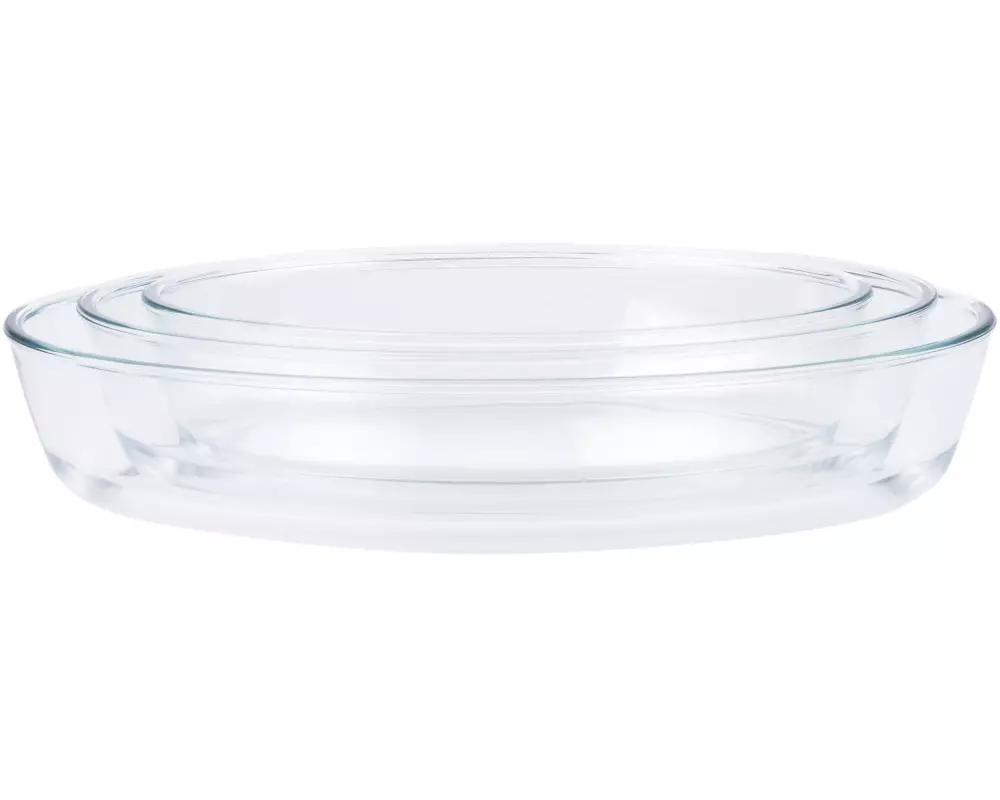 FURBER Auflaufform-Set Glas, 3, Stück, Oval