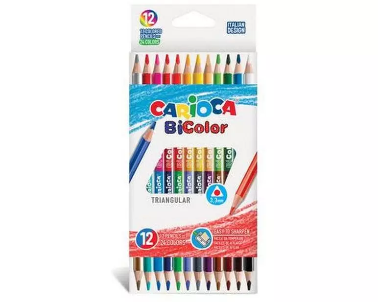 Carioca Bi Color E-12 Mehrfarbig