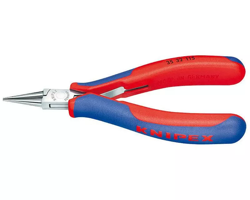 Knipex Elektronik-Greifzange 115 mm runde, spitze Backen