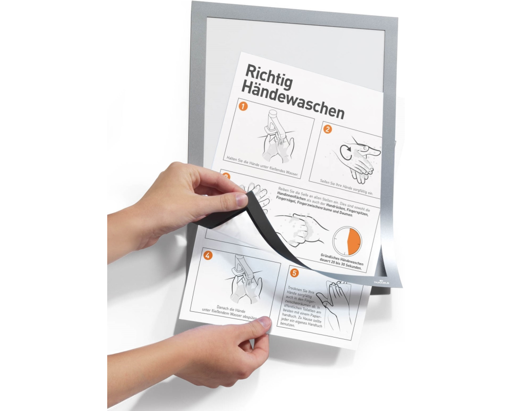 DURABLE Duraframe A4 489923 silber