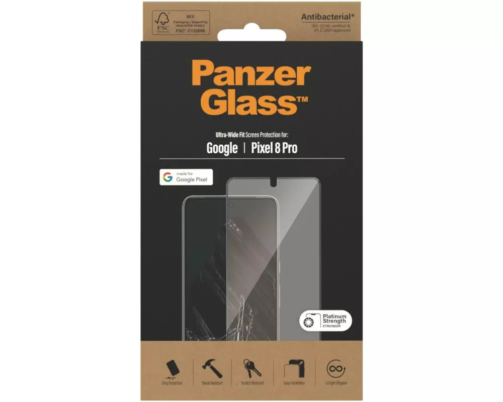 Panzerglass Displayschutz Ultra Wide Fit Pixel 8 Pro