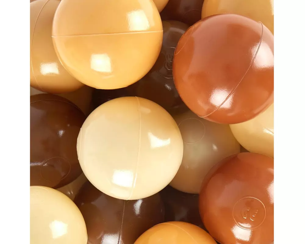 bieco Bälle für Bällebad 100 Stk. Chocolate Bliss