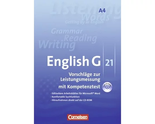 English G 21 - Vorschläge zur Leistungsmessung - Ausgabe A - Band 4: 8. Schuljahr