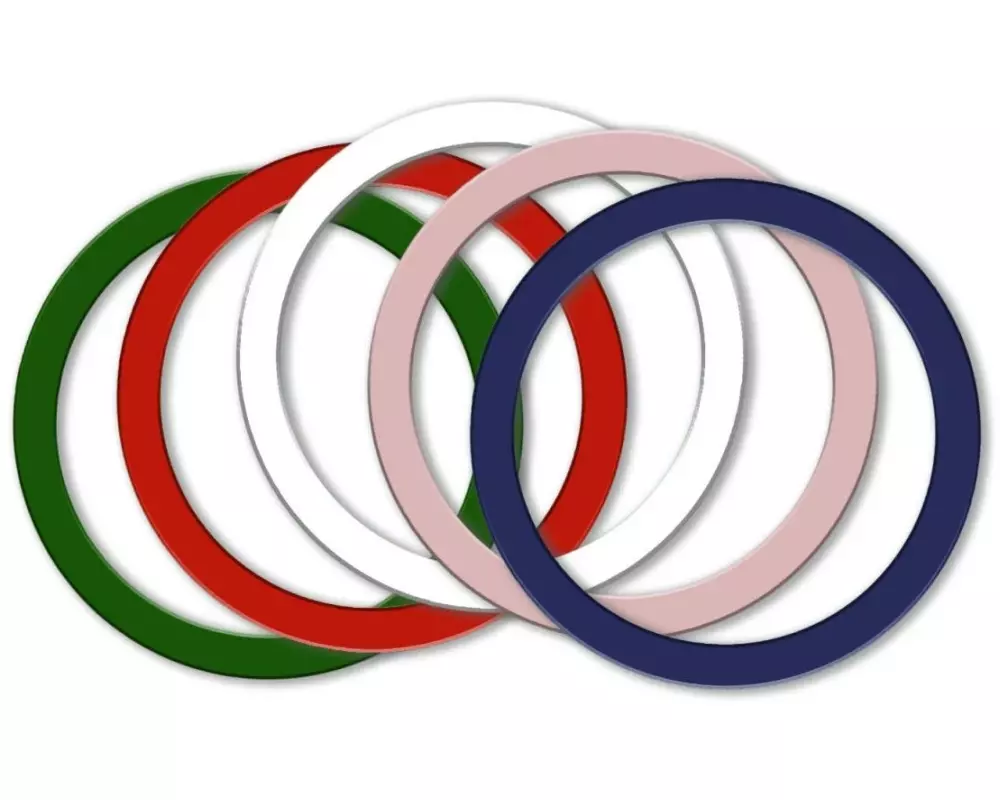 4smarts UltiMag Metallring Magsafe Smartphone 5 Stück