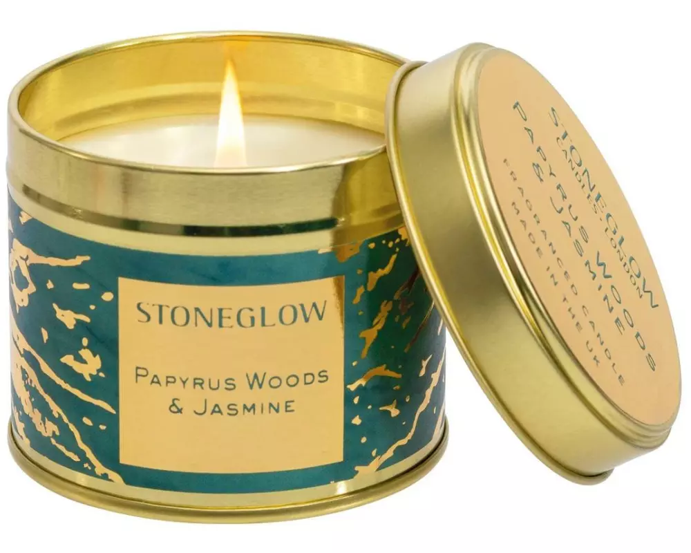Stoneglow Duftkerze Papyrus Woods & Jasmine 135 g
