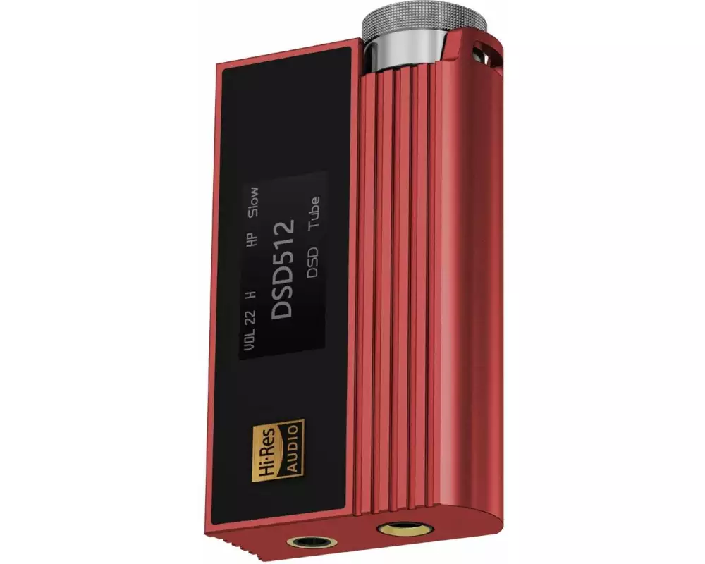 iBasso Kopfhörerverstärker & USB-DAC Nunchaku Rot